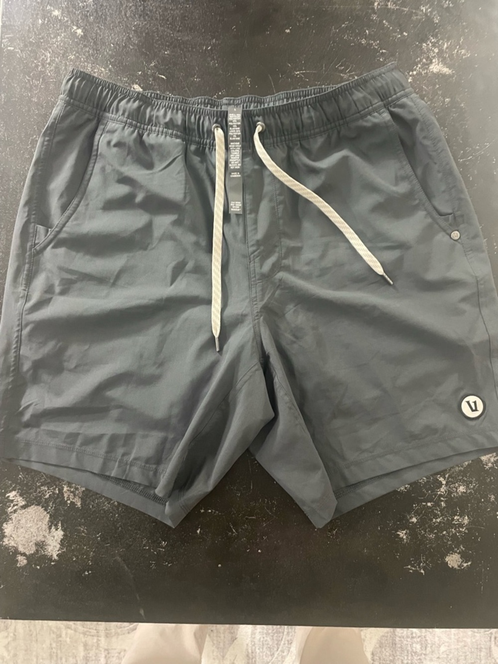 Vuori Men's Slate Gray Performance Shorts